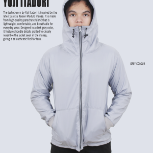 Yuji Itadori Jujutsu Kaisen Modulo Hoodie Jacket