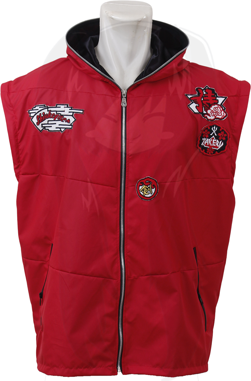 Takeru Shiba Shinken Red Shinkengers Vest Jacket